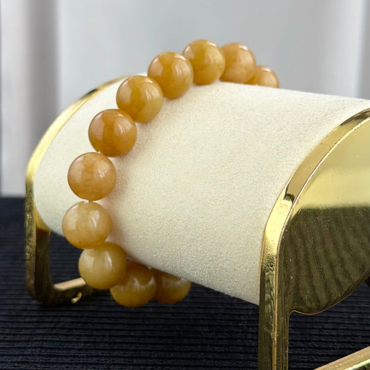The Sovereign Dawn 12.5mm Jadeite Bracelet 熹微金露