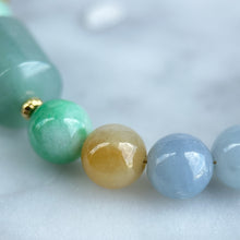 Load image into Gallery viewer, 22388 Jade of Abundance Highly Translucent Bracelet