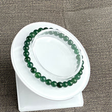 Load image into Gallery viewer, 13290 Serene Sea Green Type A Jadeite Beaded Bracelet