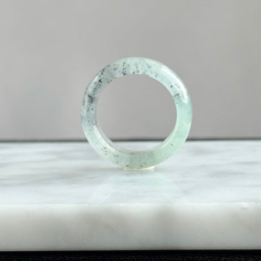 The Stardust Galaxy: Midnight Mist 20.1mm Jadeite Ring 星辰流光