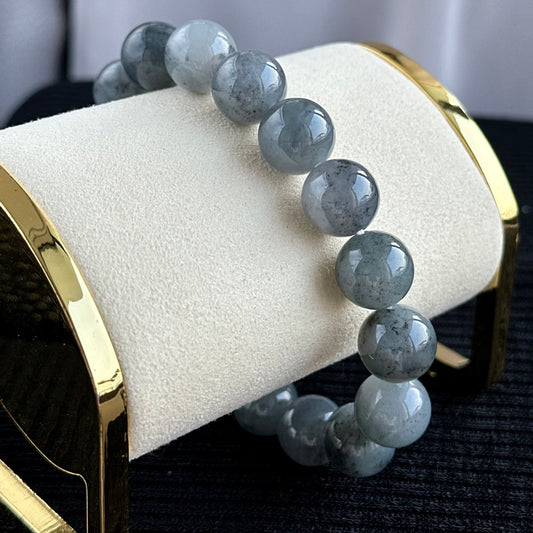 Cloudveil Peaks 13.0mm Jadeite Bracelet 云岚峰影