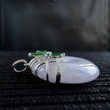 Load image into Gallery viewer, Garden of Twilight Jadeite Pendant 晓庭紫韵