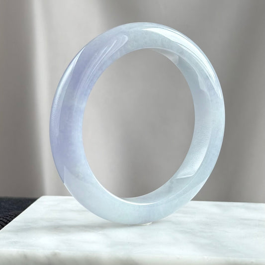 Dawn Over Violet Skies Jadeite Bangle 54.2mm 晓空紫韵