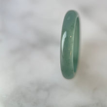 Load image into Gallery viewer, 22088 Highly Translucent Bluish Green Type A Jade Ring