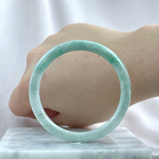 Spring Whispers Jadeite Bangle 55.7mm 春语