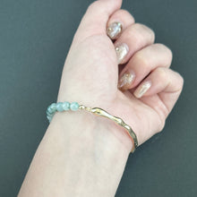 Load image into Gallery viewer, 120588 Blue Mirage Type A Jadeite Cuff Bracelet