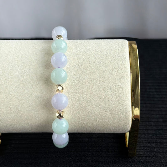 Spring Hush 10mm Jade Bracelet 春静