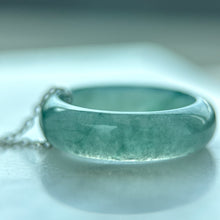 Load image into Gallery viewer, 15.2mm Glacier Blue Jadeite Ring