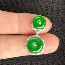 Load image into Gallery viewer, Celestial Duo Jadeite Pendant 双圆映辉