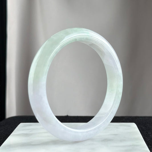 Dawnlight Serenity Jadeite Bangle 60.6mm 曦光静韵