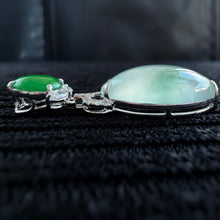Load image into Gallery viewer, The Lake of Glass Jadeite Pendant 镜湖之心