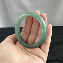 Load image into Gallery viewer, Emerald River Jadeite Bangle 56.7mm 翡翠潺潺