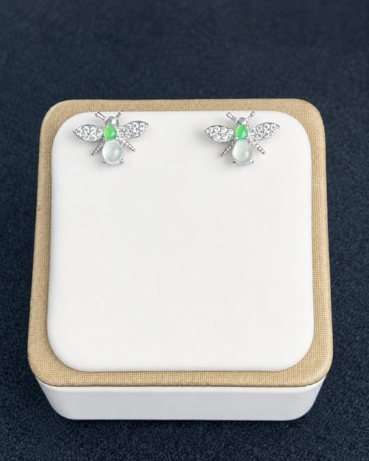 The Honeydrop Bee Earrings 蜜语小蜂
