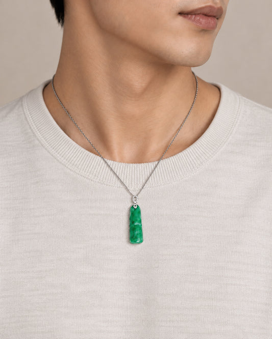 Mountain Mist Jade Pendant 山岚