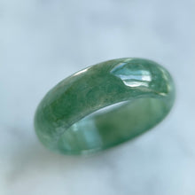 Load image into Gallery viewer, 62332 Sea Green Type A Jadeite Ring