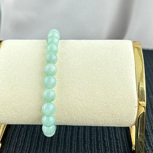 First Light 7.5mm Jadeite Bracelet 初光