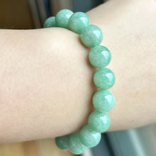 Load image into Gallery viewer, 72388 Watery Apple Green Type A Jadeite Beaded Bracelet
