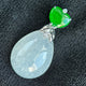 Celestial Dew & Jade Heart Jadeite Pendant 玉心天露