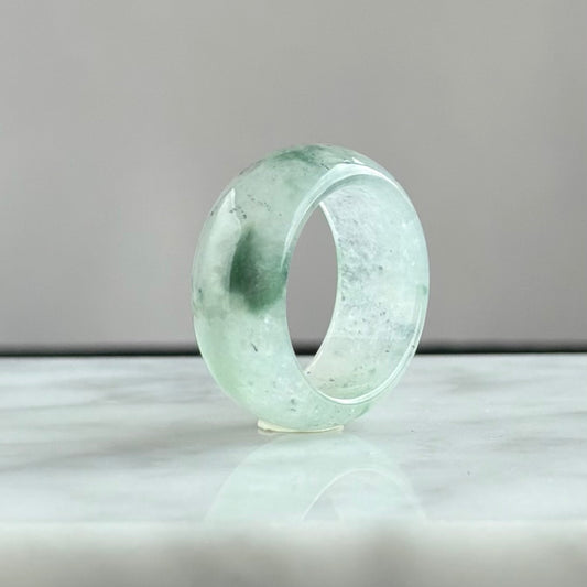 The Stardust Galax: Cosmic Ink 20mm Jadeite Ring 星辰流光