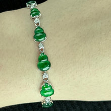Load image into Gallery viewer, Tapestry of Fortune Jadeite Bracelet 翠影承福
