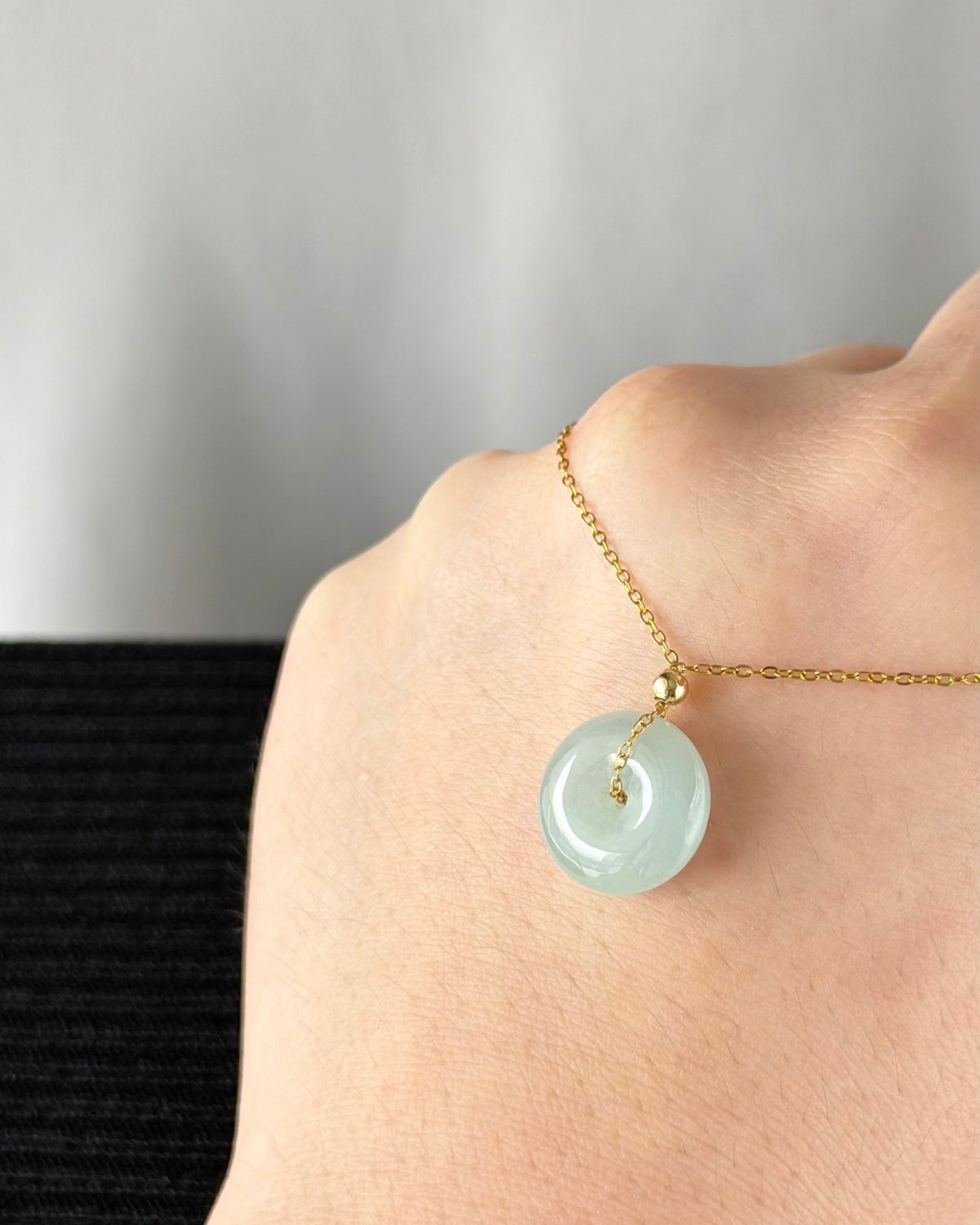 Calm Lake Moon Jadeite Pendant 平湖秋月 (Preview)