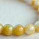 13288 Honey Toffee Type A Jadeite Beaded Bracelet