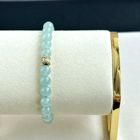 1214488  Aqua Mist Jade Bracelet