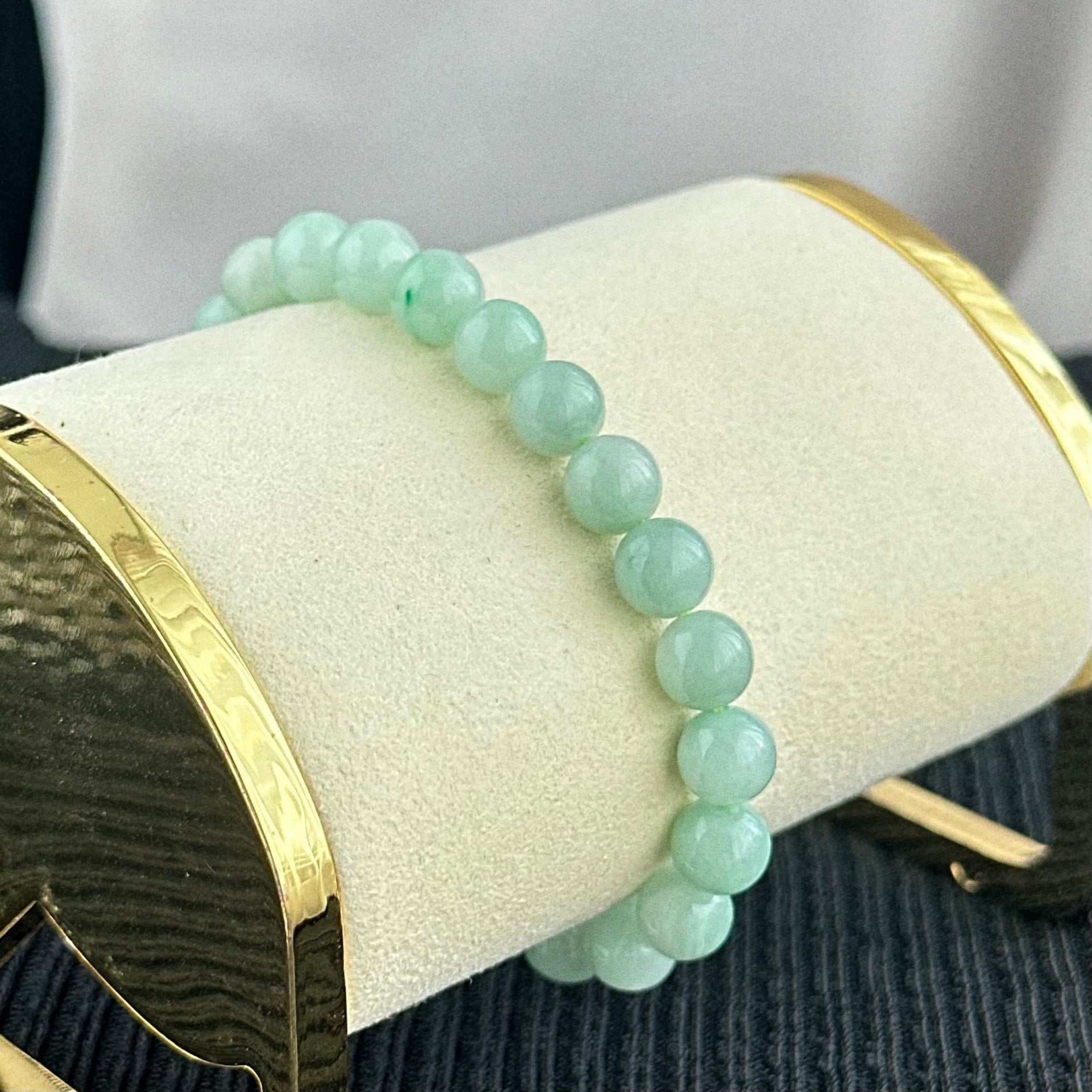 First Light 7.5mm Jadeite Bracelet 初光