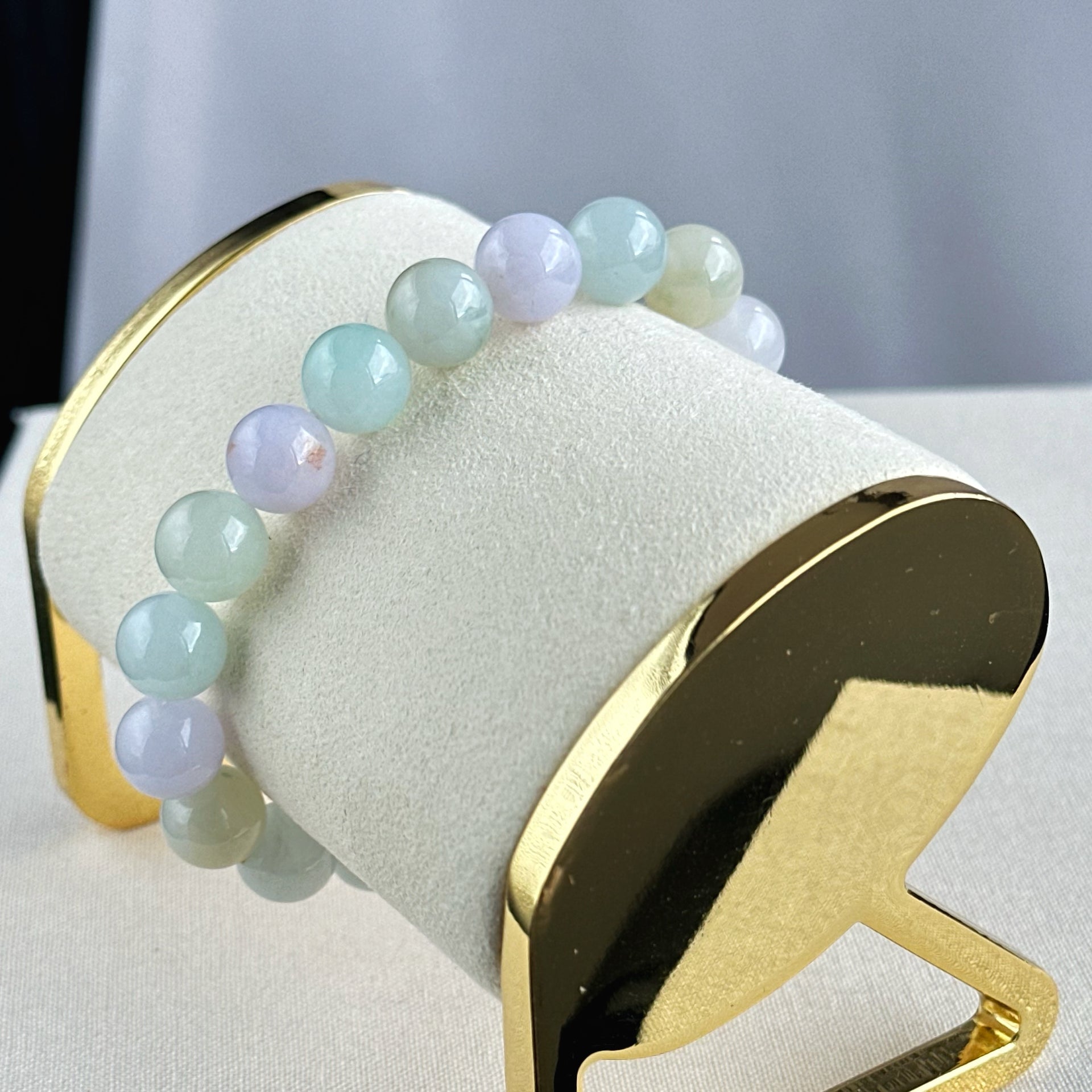 Macaron Blush Jade Bracelet