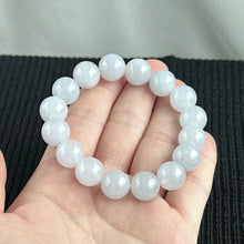 Load image into Gallery viewer, Lavender Frost 12.7mm Jadeite Bracelet 薰光霜影
