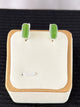 Green Bamboo Nephrite Jade Earrings 青竹 (Preview)