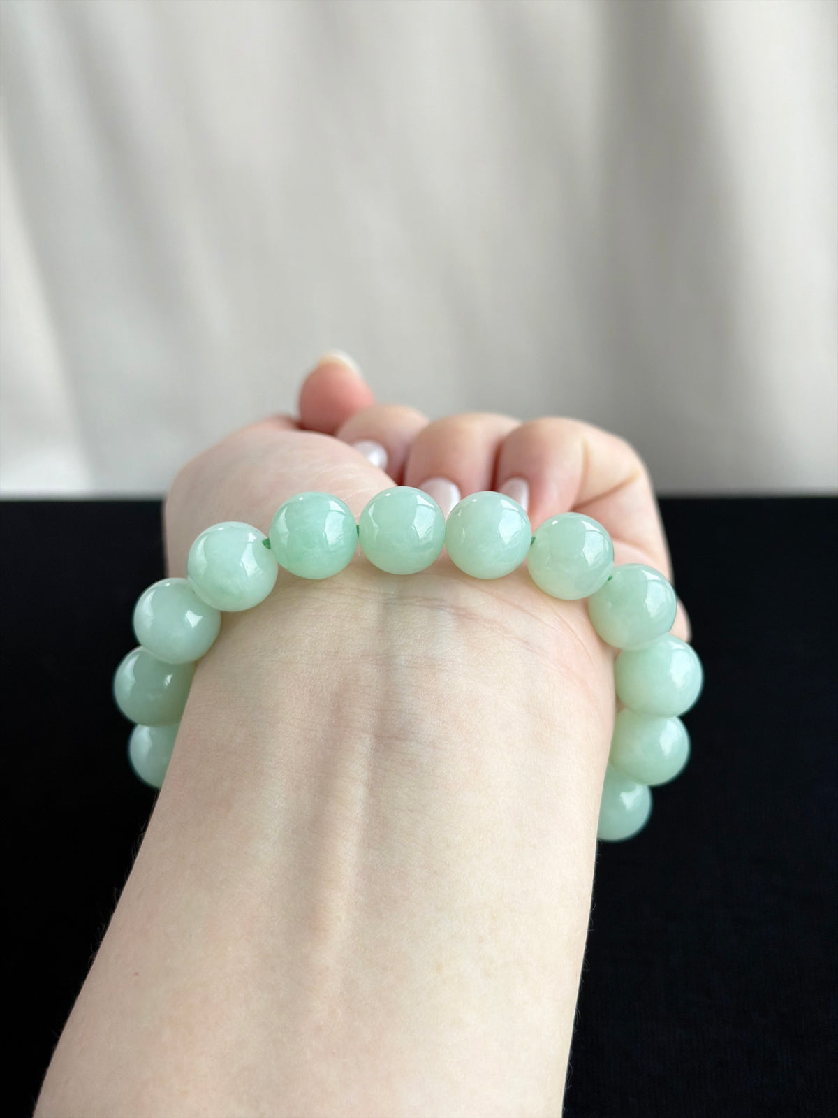 The Classic Evergreen 12.0mm Jadeite Bracelet 长青 (Preview)