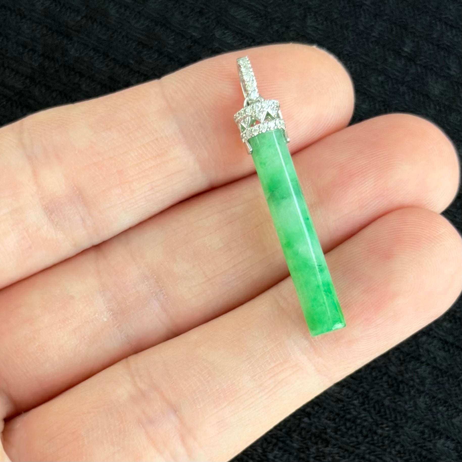 Path of Clarity Jadeite Pendant 澄心之道