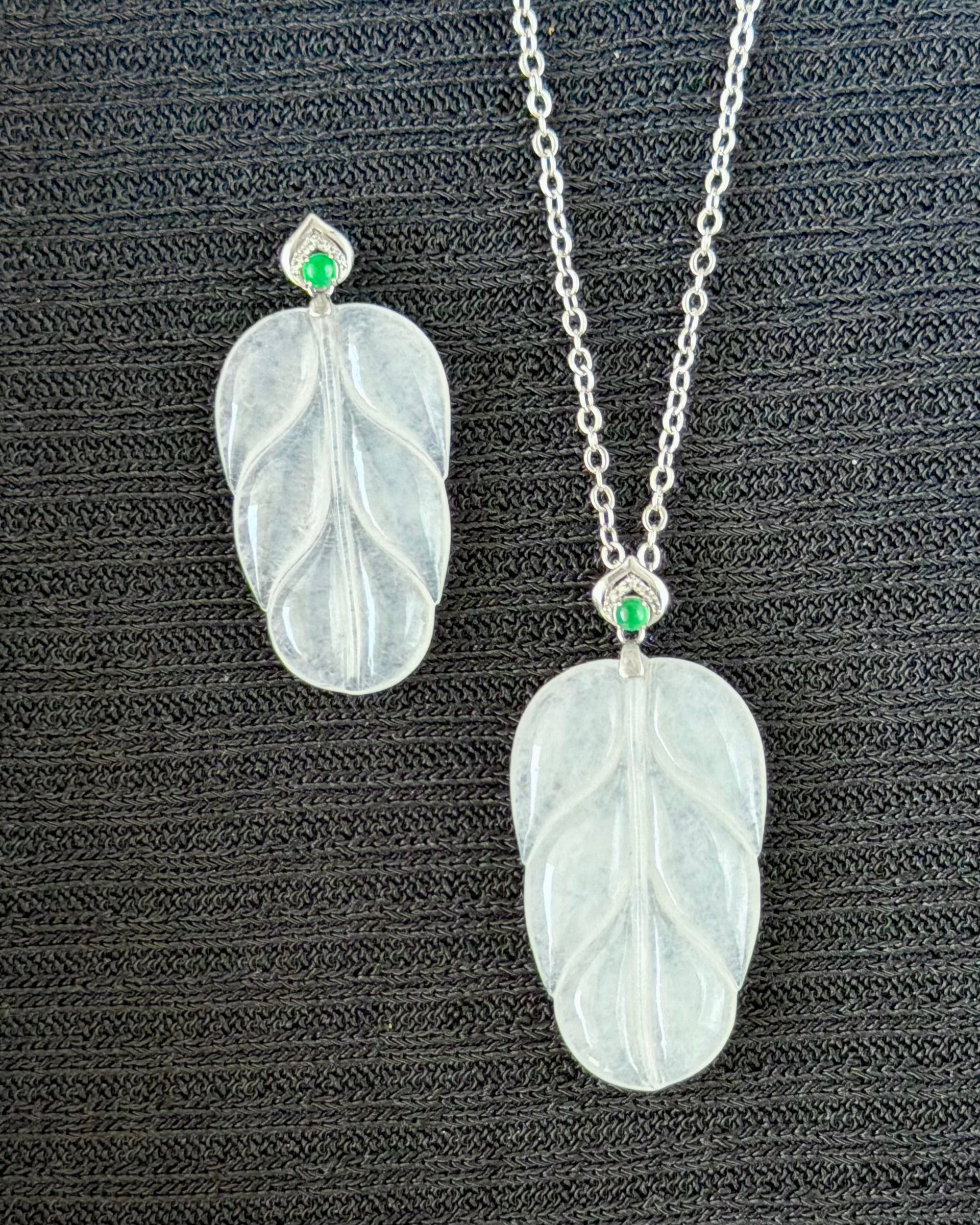 First Frost of Hokkaido Jade Pendant 北海道初雪 (Preview)