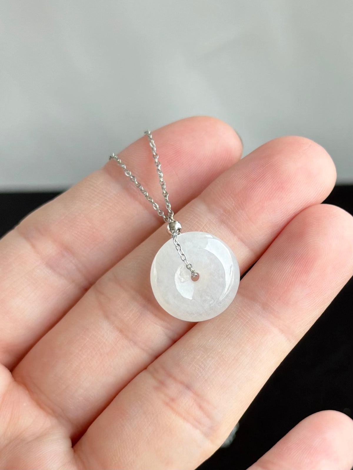 Clair de Lune Jadeite Pendant 月光曲