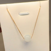 Load image into Gallery viewer, 19851 Highly Translucent Light Green Jadeite Bead Pendant
