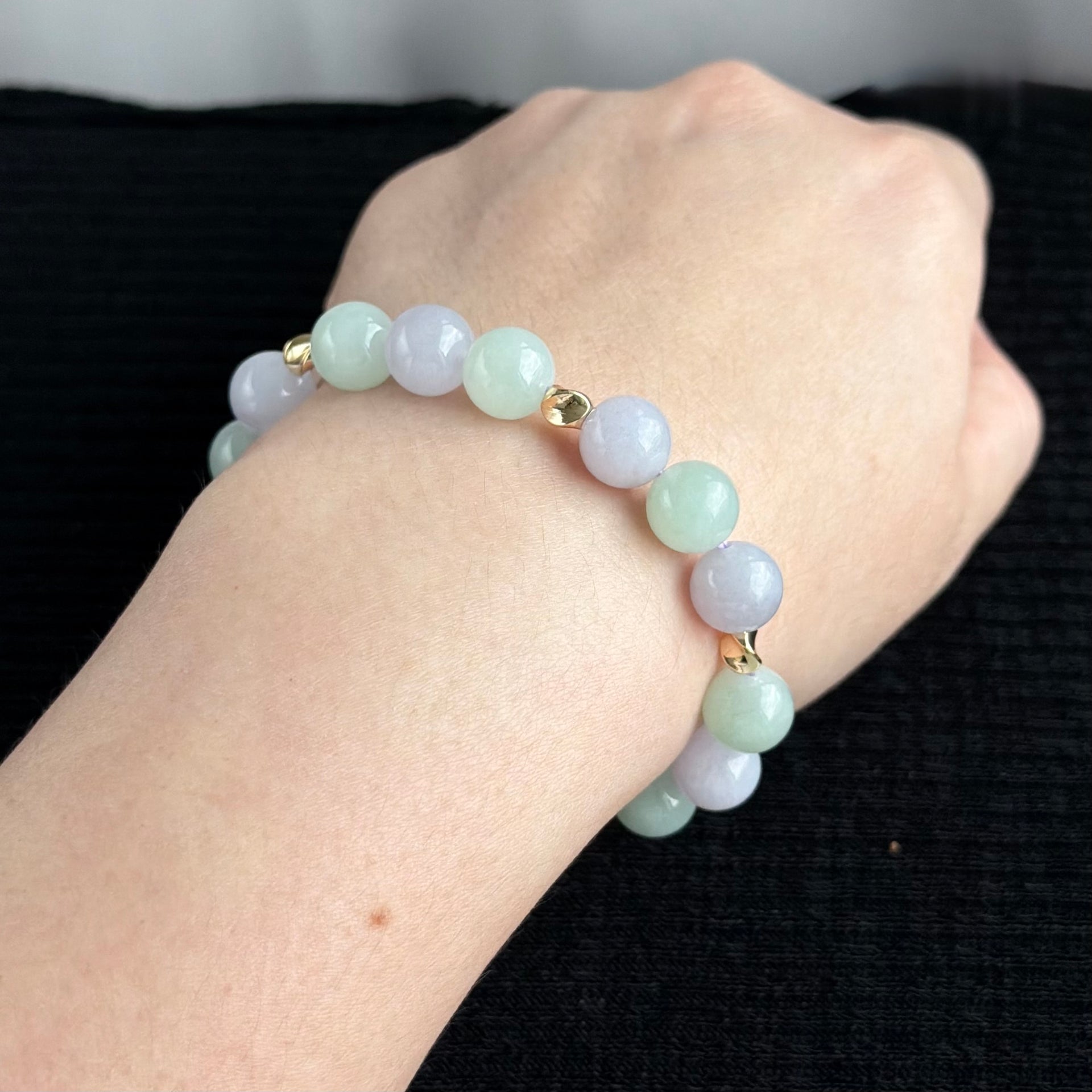 Spring Hush 10mm Jade Bracelet 春静