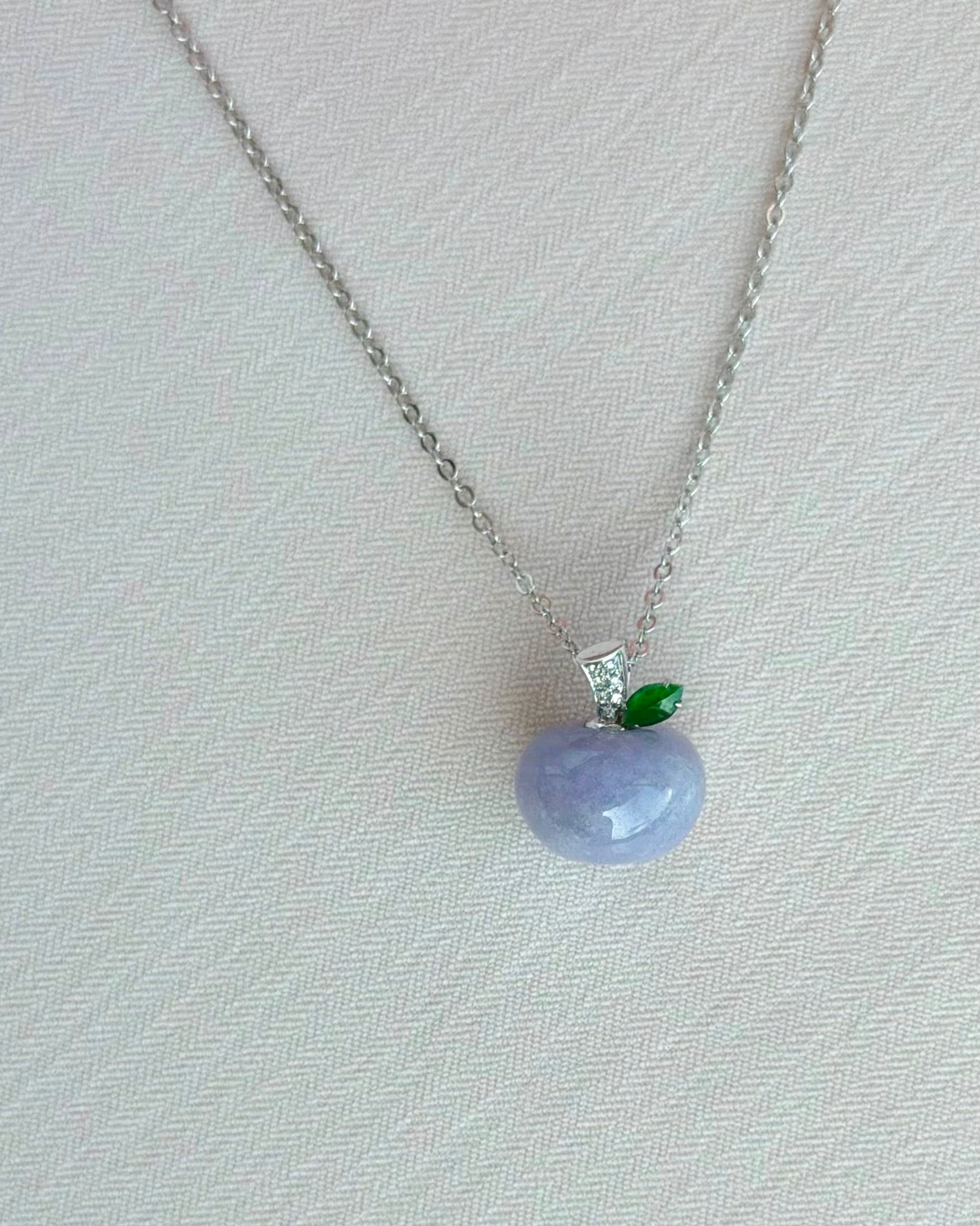 The Lavender Orchard Jade Pendant 紫露华果 (Preview)