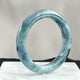 Lilac Mist over Emerald Hills Jadeite Bangle 54.9mm 紫霭青峦