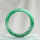 Jiuzhaigou’s Emerald Mirror 54.6mm Jadeite Bangle 九寨翠镜