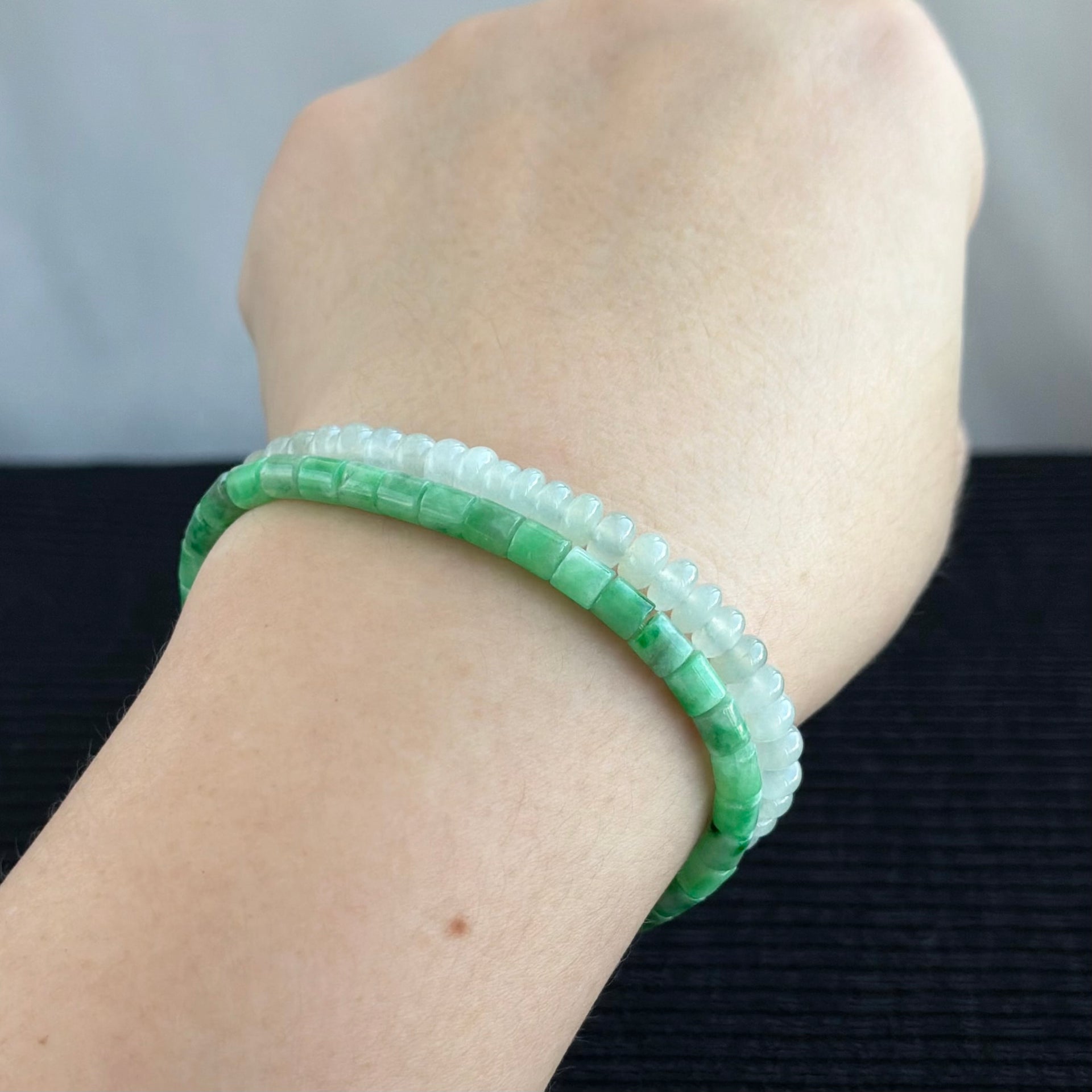 Bamboo Whisper Jadeite Bracelet 竹语