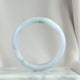 Orchids in the Hidden Valley 53.9mm Jadeite Bangle 幽谷兰香