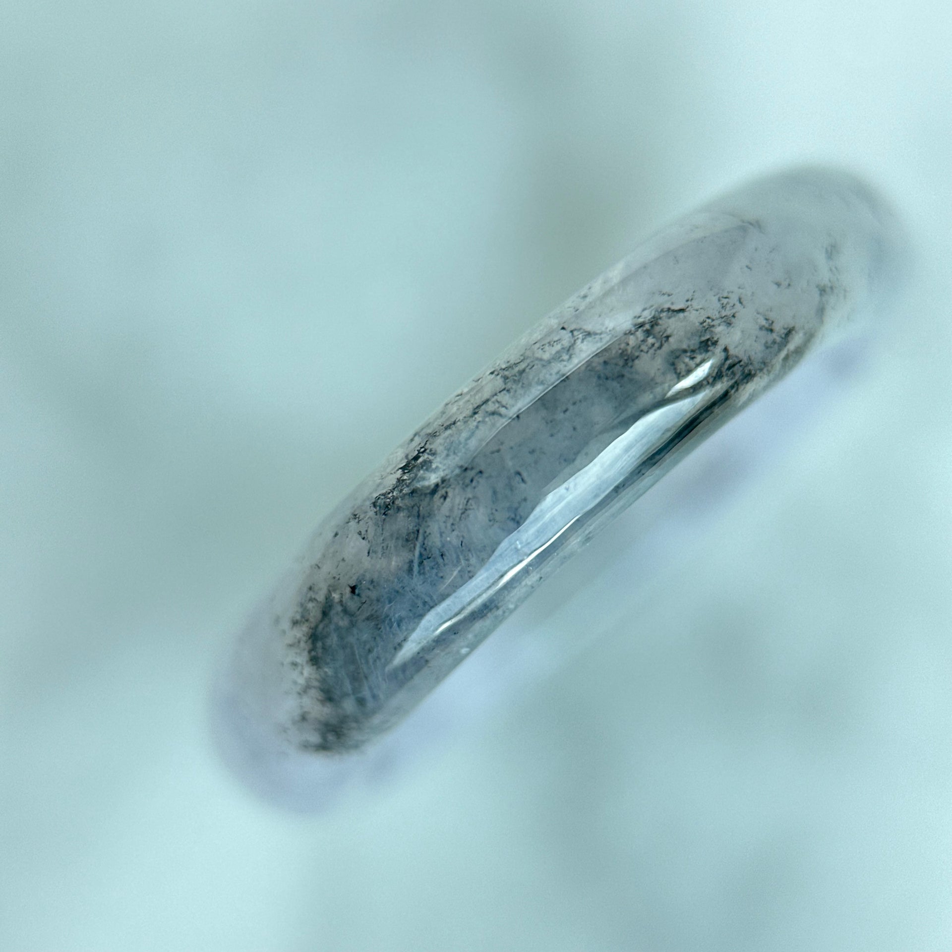 Icy Lavender Wuji Jadeite Ring