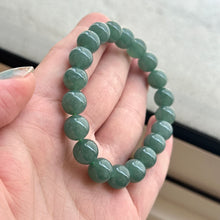 Load image into Gallery viewer, 30386 Translucent and Jelly-like Blue Burmese Type A Jade Beaded Bracelet
