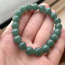 Load image into Gallery viewer, 30386 Translucent and Jelly-like Blue Burmese Type A Jade Beaded Bracelet
