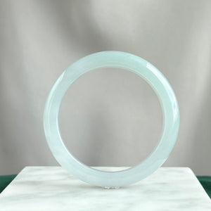 Veil of the Jade Sea Jadeite Bangle 52.6mm 玉海轻纱