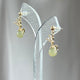 Winterlight Fairy Jadeite Earrings 冬晖羽灵