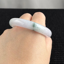 Load image into Gallery viewer, Morning Glow Bloom Jadeite Bangle 52.0mm 晨曦初绽
