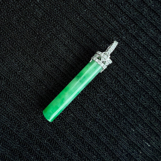 Path of Clarity Jadeite Pendant 澄心之道