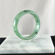 Emerald Bamboo Grove 53.4mm Oval Jadeite Bangle 翠竹深幽 (Preview)